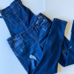 MEDIUM Slant Pocket Denim Overall